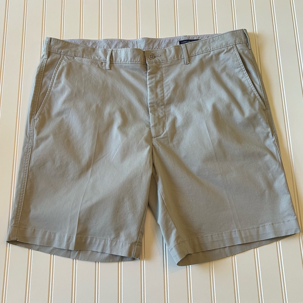 Cremieux Comfort Stretch Chino Shorts Tan Beige Size 40
